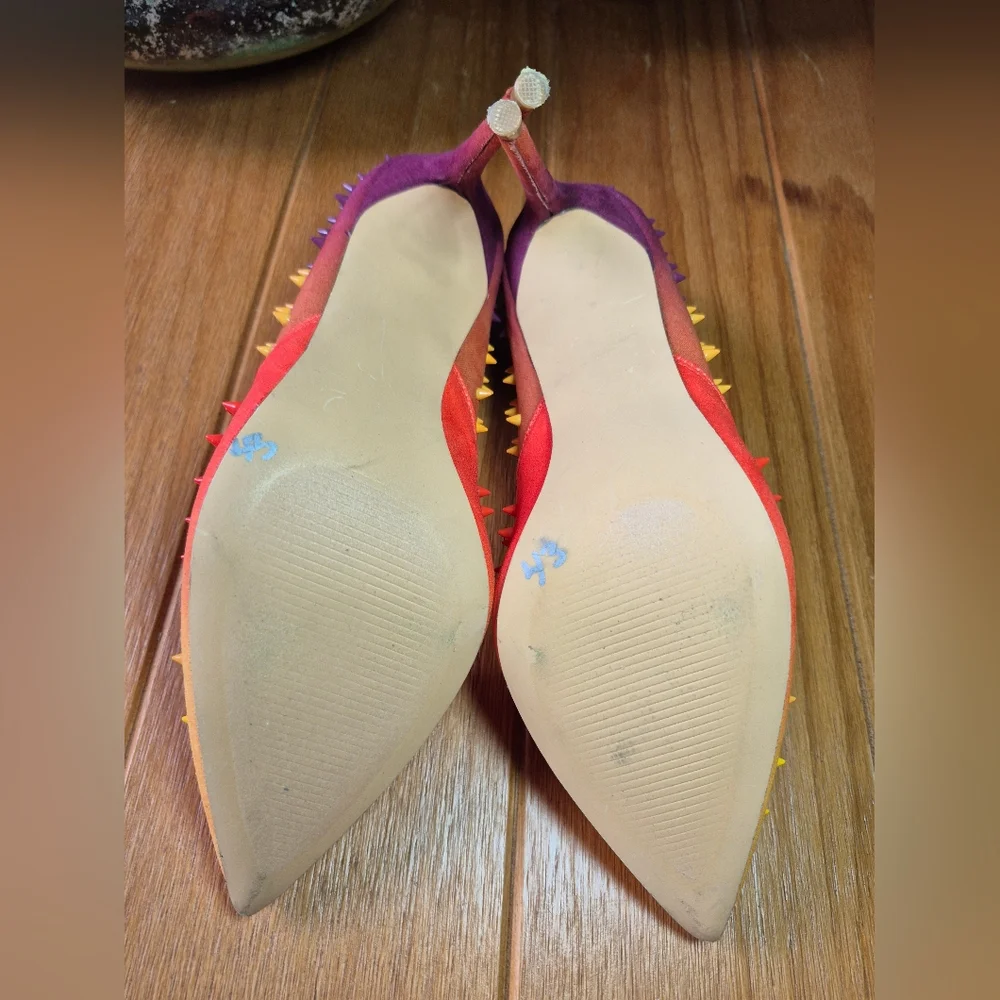 Steve‎ Madden 'Testy' Ombre Spiked Pumps - Size 6.5